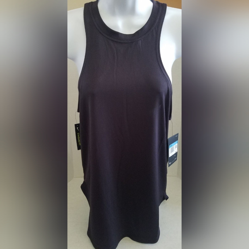 Nike Dri-Fit Ribbed Racerback Tank Size M - Picture 2 of 9